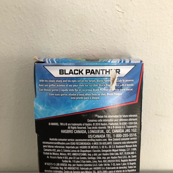 Marvel Black Panther Action Figure By Hasbro, 6 Inches Tall New In Box - Picture 3 of 4